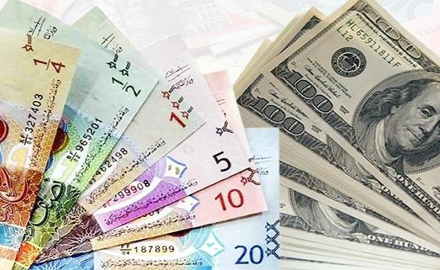 الدولار الأمريكي يستقر أمام الدينار عند مستوى 0.305