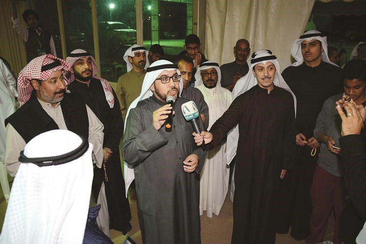 الشاهين يلقي كلمة بمناسبة فوزه بالانتخابات﻿