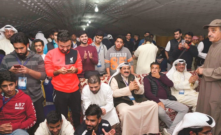 مؤيدو د.خليل ابل في مقره فريحين بالفوز﻿