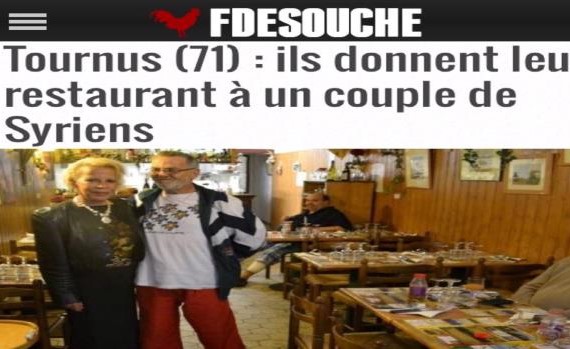 زوجان فرنسيَّان يهديان مطعمهما لزوجين سوريين