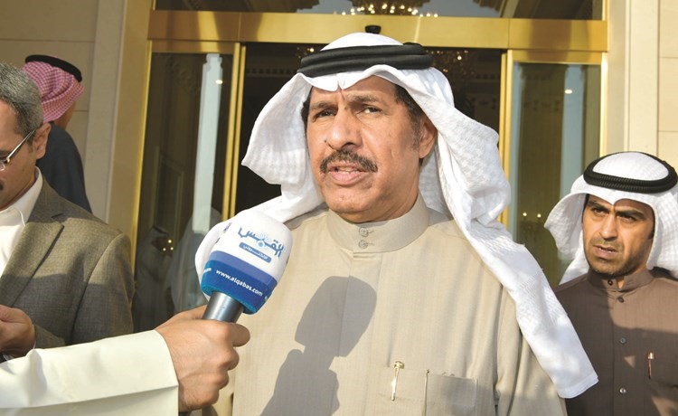 حمد الهرشاني متحدثا﻿