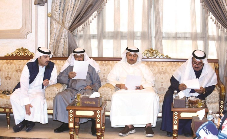 خلف دميثير وطلال الجلال وسعود الشويعر واحمد الفضل﻿
