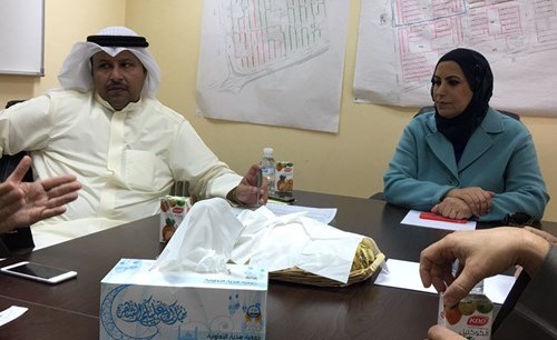 م.عواطف الغنيم والنائب طلال الجلال﻿