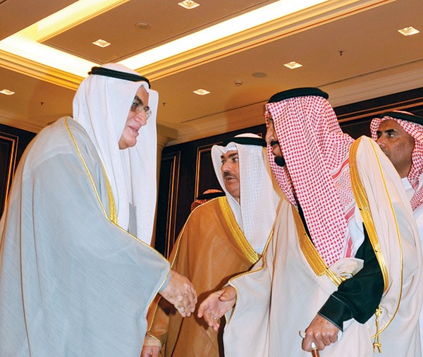المستشار خالد يوسف الفليج مرحبا بخادم الحرمين