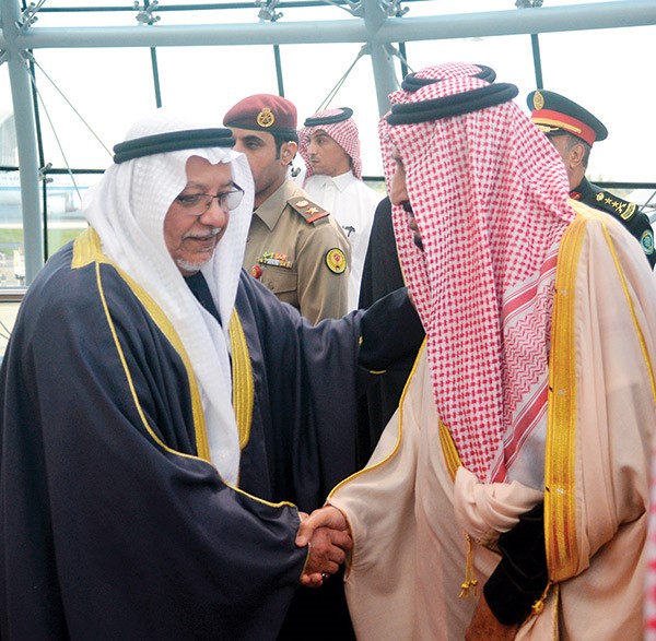 الشيخ علي الجراح يرحب بخادم الحرمين الشريفين