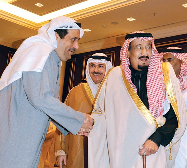 ترحيب بخادم الحرمين الشريفين الملك سلمان بن عبد العزيز من السيد فواز خالد المرزوق 