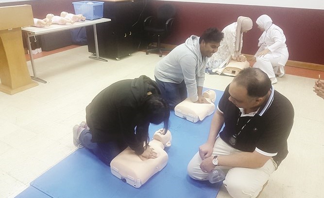 مستشفى هادي ينظم دورة الإنعاش القلبي الرئوي في الجامعة الأميركية