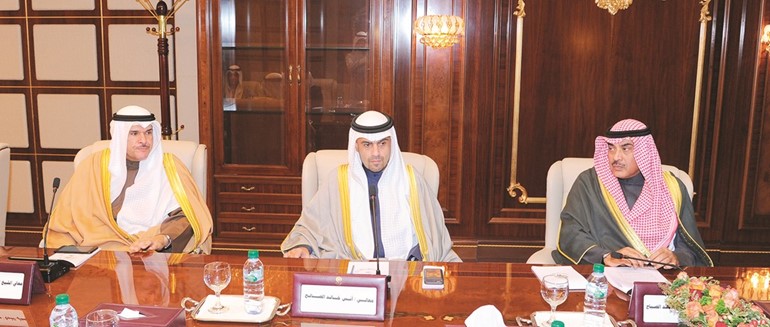 الشيخ صباح الخالد وأنس الصالح والشيخ سلمان الحمود ﻿