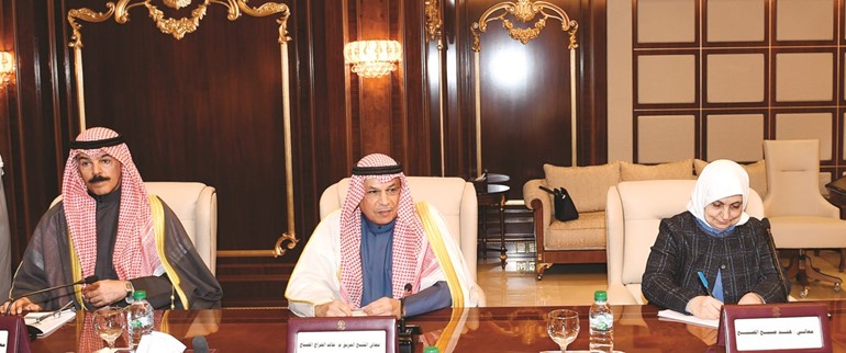 الشيخ محمد الخالد والشيخ خالد الجراح وهند الصبيح﻿