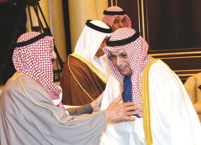 صاحب السمو الأمير الشيخ صباح الأحمد والشيخ خالد الجراح ﻿