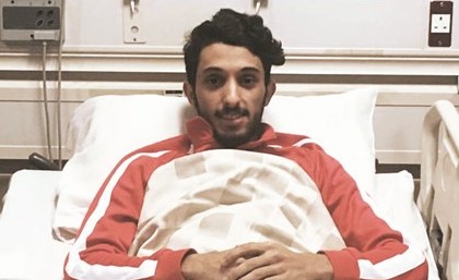 سالم الهاجري بعد نجاح عمليته﻿