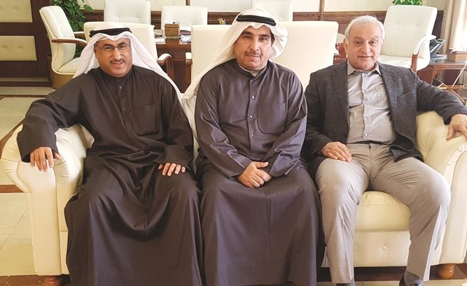 د.محمد الفارس ود.بدر العيسى والزميل عبدالعزيز الفضلي﻿