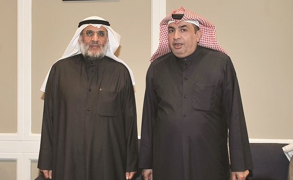 د.عبدالرحمن المطوع والزميل فرج ناصر﻿