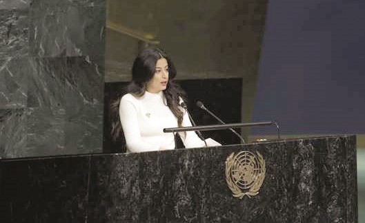 الملحقة الديبلوماسية فرح الغربللي﻿