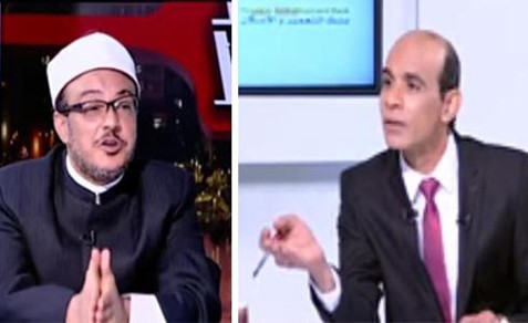 بالفيديو .. مذيع مصري للشيخ "ميزو" : " أنت خايف تتجوز عشان اختبار منع الحمل "!