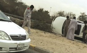 من حادث الدائري السادس﻿