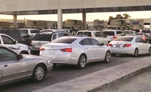 منفذ النويصيب شهد كثافة حركة وتأخر التنقل عاد إلى اجراءات أمنية﻿