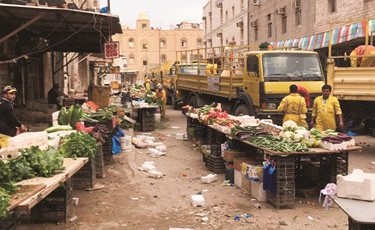 أسواق عشوائية في جليب الشيوخ ﻿
