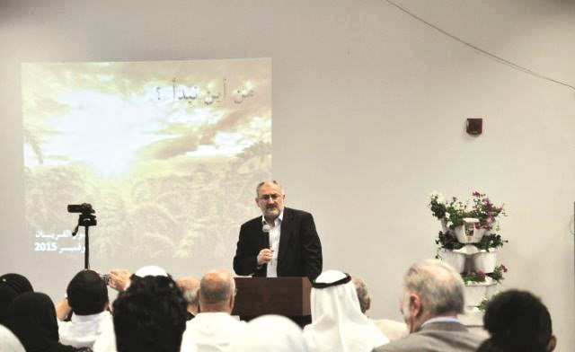  د.علي الجمل متحدثا﻿