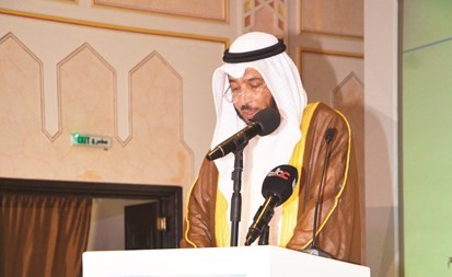 د.عبدالله المعتوق متحدثا خلال مؤتمر عمان الدولي ﻿
