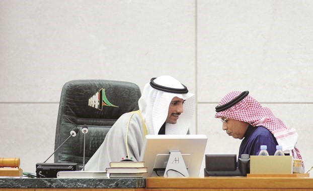 الرئيس مرزوق الغانم والشيخ خالد الجراح﻿