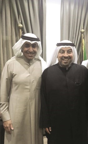 الشيخ د. طلال الفهد مع فواز الحساوي﻿