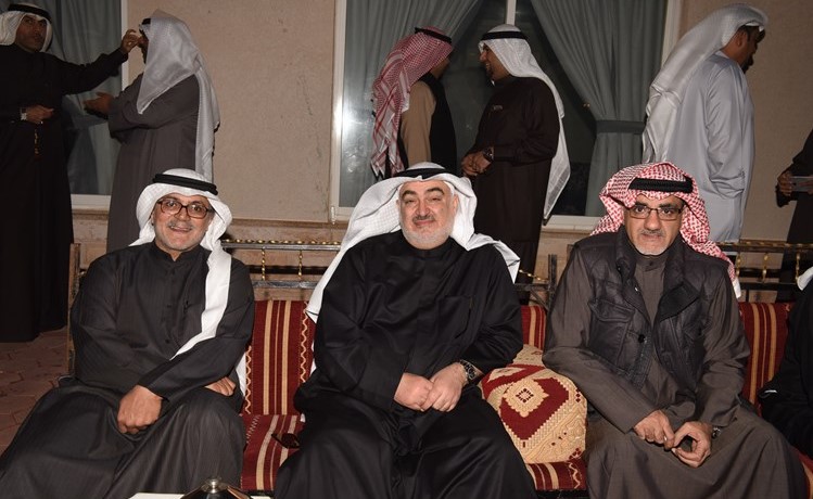 د.خليل عبدالله وخليل الصالح وصلاح خورشيد في ديوان الفرس﻿