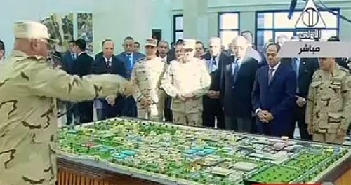 بالفيديو والصور.. السيسي: القوات المسلحة لها 1.5 إلى 2% من الاقتصاد المصري وليس 50%