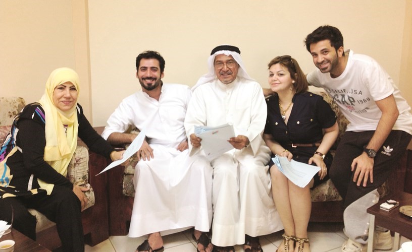  ومع جاسم النبهان ومريم الصالح وابرار المفيدي في المسلسل الاذاعي حكاوينا﻿