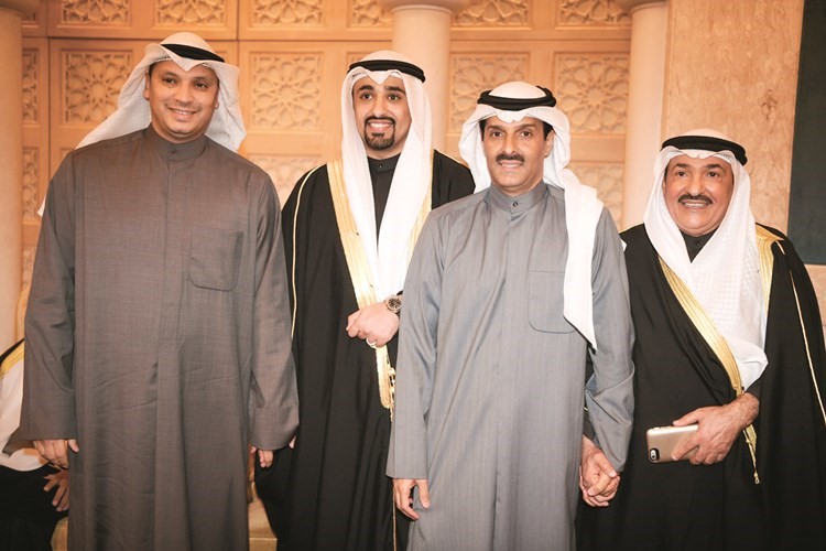 عبدالعزيز العنبري وبدر العنبري والمعرس سعود العنبري وجاسم الهويدي﻿