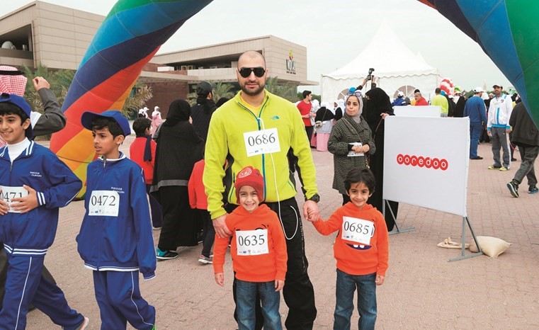 مشاركة من الأطفال وأولياء أمورهم﻿