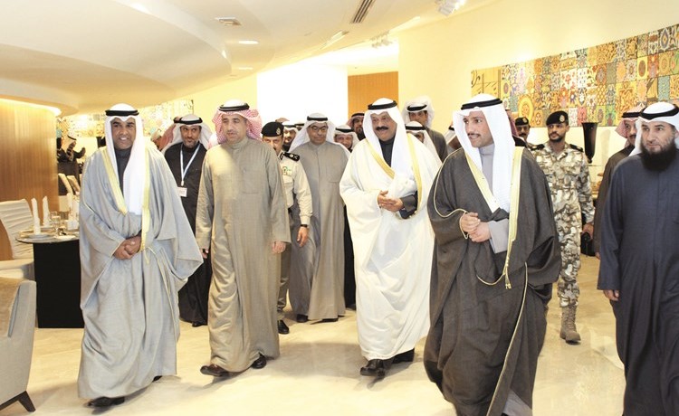  رئيس مجلس الأمة مرزوق الغانم وأمين السر د. عودة الرويعي و المستشار عبدالرحمن النمش و عبدالعزيز الدخيل﻿