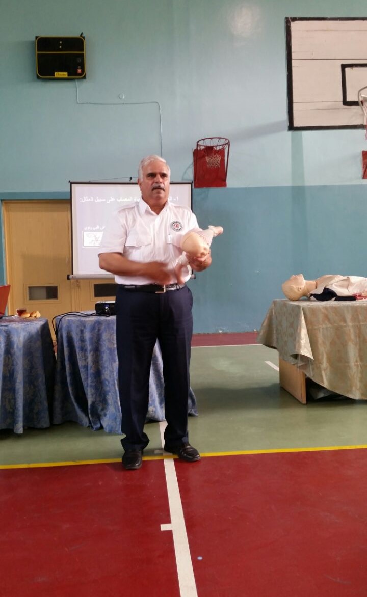 في إطار فاعليات لجنة التدخل السريع وإدارة الأزمات و تحت رعاية وحضور مديرة مدرسه ثانوية الفردوس بنات