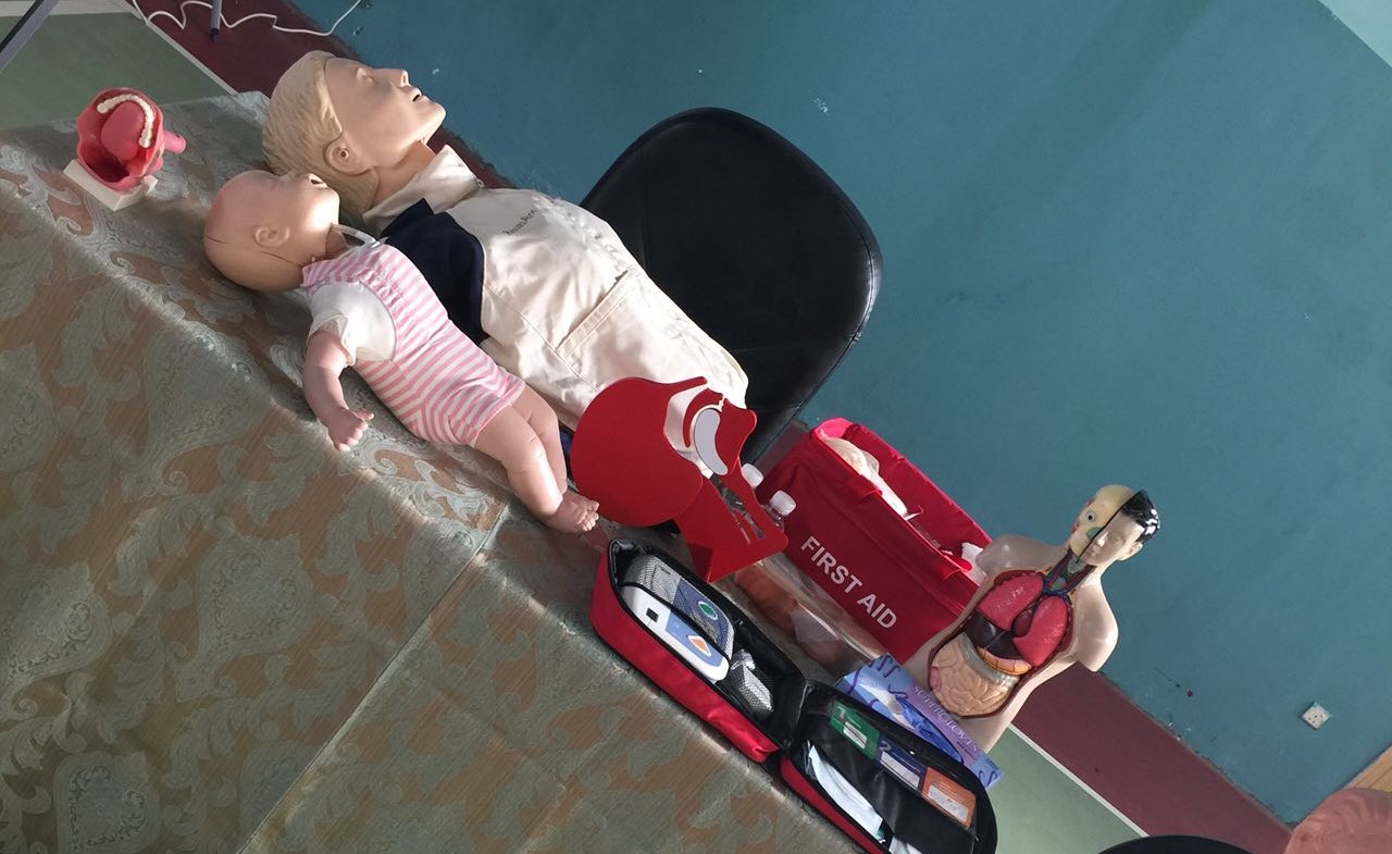 في إطار فاعليات لجنة التدخل السريع وإدارة الأزمات و تحت رعاية وحضور مديرة مدرسه ثانوية الفردوس بنات