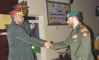 جانب من تخريج الطلبة الضباط الكويتيين في دورة القيادة والاركان المشتركة بالسودان﻿