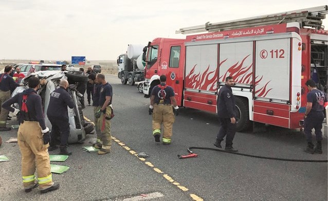 من حادث طريق المطار﻿