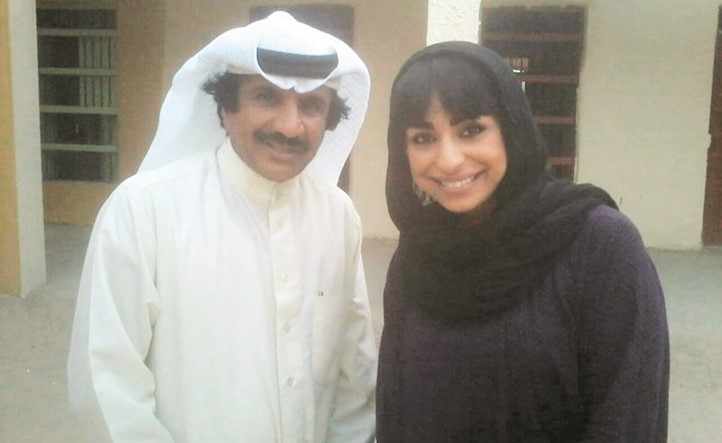 نواف الشمري مع هند البلوشي﻿