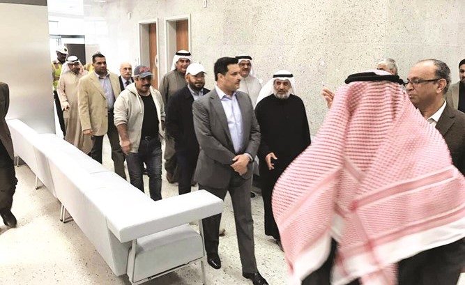 وزيرا الصحة والأشغال يتفقدان مرافق مستشفى جابر ويطلعان على جاهزية مرافقه لبدء العمل﻿