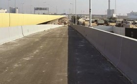 تجهيز نزلة شارع المطار في طريق الجهراء لافتتاحها خلال أيام﻿