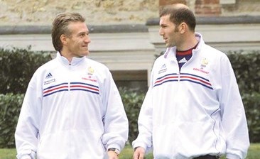زيدان وديشامب أيام منتخب الديوك﻿