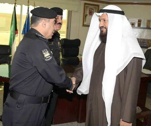  محمد هايف خلال الزيارة