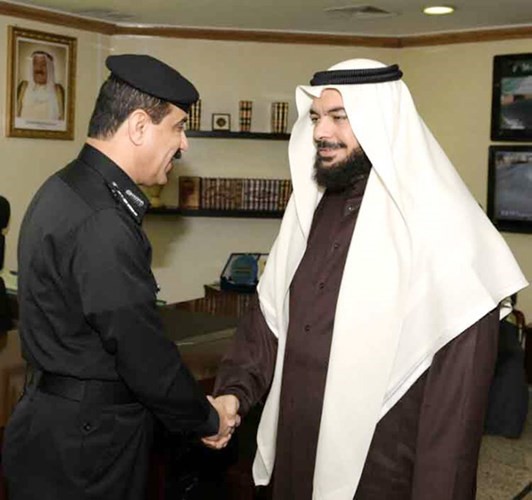  د. جمعان الحربش مع اللواء ماجد الماجد
