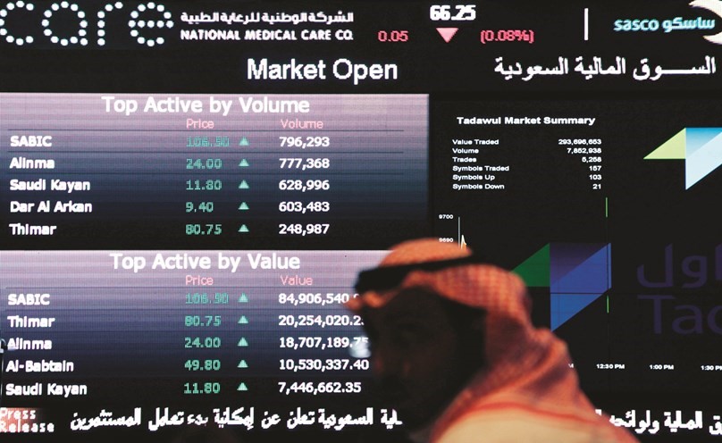 تقييمات الأسهم في البورصة السعودية بين الأفضل خليجيا تليها الكويت﻿