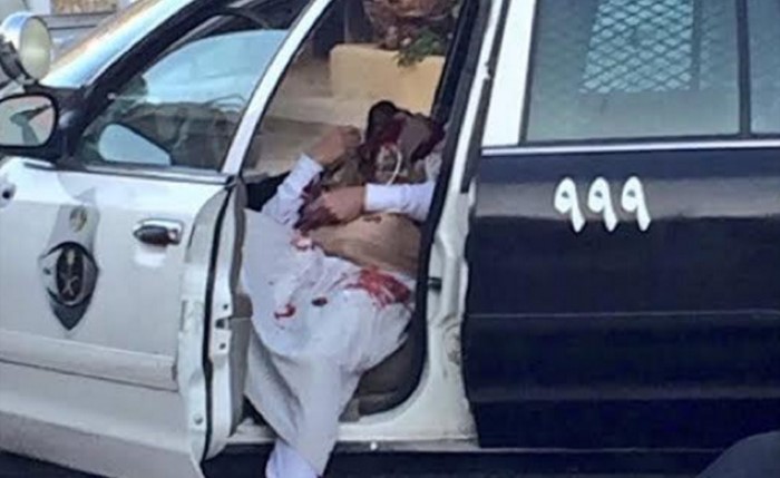 شاهد.. رجل أمن سعودي يواجه إرهابياً يرتدي حزاماً ناسفاً..وتفاصيل جديدة كشفها شهود عيان