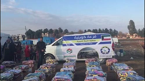 مساعدات من "النجاة الخيرية" للاجئين السوريين جنوب تركيا
