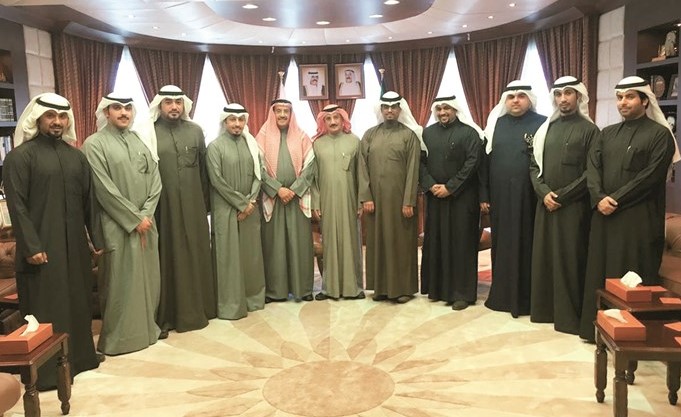 الفريق أول م.أحمد الرجيب مستقبلا رئيس وأعضاء مجلس إدارة تعاونية أبوفطيرة﻿