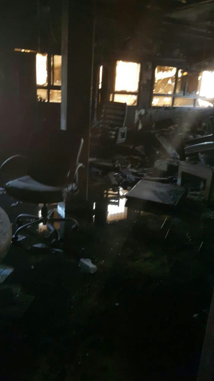 لا إصابات في حريق ثانوية فرحان الخالد للبنين