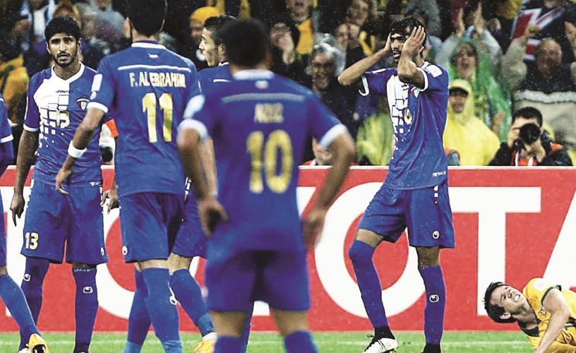 نجوم الازرق في في مباراتهم امام استراليا في كأس اسيا الاخيرة بأستراليا ﻿