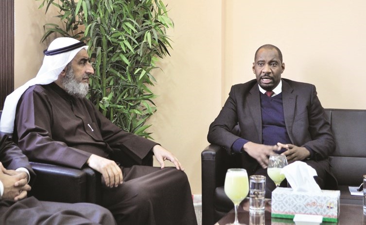 سفير تشاد علي أغبش ويحيى العقيلي﻿