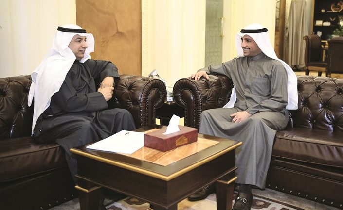 الرئيس الغانم مع سفيرنا لدى بروناي فهد الظفيري﻿